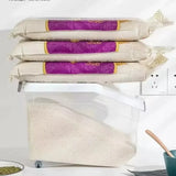 10KG Kitchen Rice Storage Container with Lid – Airtight Cereal Dispenser & Dry Food Organizer