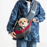 Breathable Pet Carrier Sling Backpack for Small Dogs & Cats – Comfortable Travel Bag for All Seasons