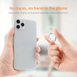 Universal Transparent Finger Ring Phone Holder – Magnetic Stand for Smartphones