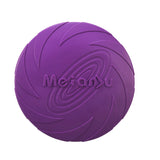 Durable Silicone Flying Disc - Chew-Resistant Dog Toy for Outdoor Play