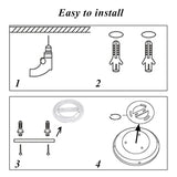 Panel de lámpara de techo LED: accesorio de decoración moderna para el hogar, el dormitorio, el baño y la sala de estar