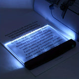 LED Flat Panel Book Light for Night Reading