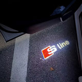 Audi LED Door Projector Lights - Custom Logo Welcome Lights for A1 A3 A4 A5 A6 Q3 Q5 Q7 Models