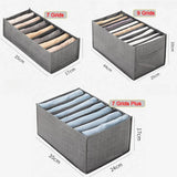 Organizador de ropa interior y sujetadores plegable: caja de almacenamiento para guardarropa que ahorra espacio