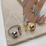925 Sterling Silver Irregular Geometric Ring – Minimalist Jewelry for Women