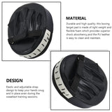 PU Leather Boxing Mitts for Training, Kickboxing & MMA Practice