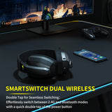 Wireless Gaming Headset with Mic – 2.4GHz/Bluetooth Dual Mode, 63H Battery for PC/PS4/PS5