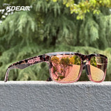 KDEAM Unisex Polarized Square Sunglasses – UV400 Anti-Blue Light Eyewear for Driving, Fishing & Computer Use