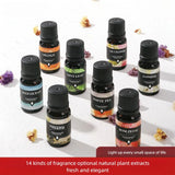 Aceites esenciales de 10 ml para difusores y humidificadores: set de aromaterapia con lavanda, rosa, eucalipto y más