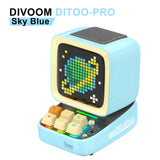 Mini Retro Bluetooth Pixel Art Speaker with LED Display & Alarm Clock – Portable Wireless Music & Gaming Companion