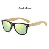 Vintage Bamboo Sunglasses – UV400 Protection for Men & Women
