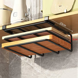 Estante de almacenamiento de acero inoxidable para sobremuebles: organizador que ahorra espacio para tablas de cortar, toallas y artículos esenciales de cocina 