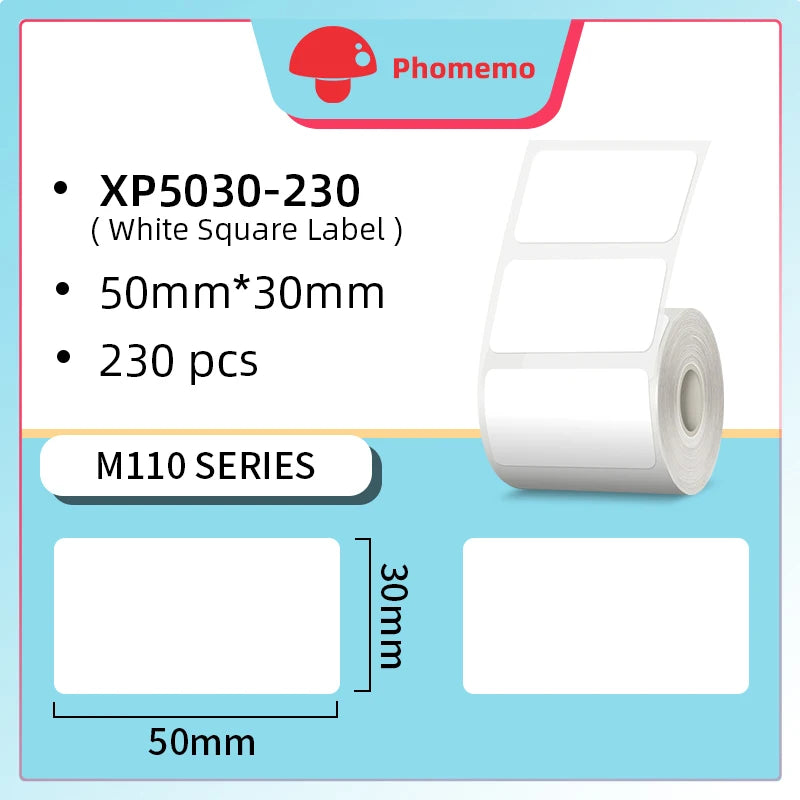 Portable Bluetooth Thermal Label Printer – Mini Barcode & Sticker Maker for Business and Home Use