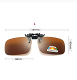 4-Color Polarized Clip-On Sunglasses – Flip-Up UV380 Lenses for Driving & Fishing