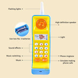 Interactive Baby Phone Toy - Educational Musical Phone with Lights & Sounds for Toddlers