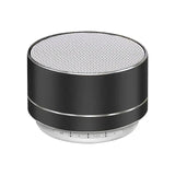 Mini Bluetooth Steel Speaker – Portable Wireless Subwoofer with HD Stereo Sound & TF Card Support