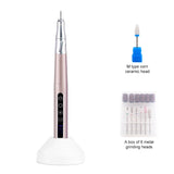Cordless 35000RPM Rechargeable Electric Nail Drill with Brushless Motor