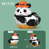 Cute Panda Building Blocks Set – DIY Educational Assembly Toy for Kids