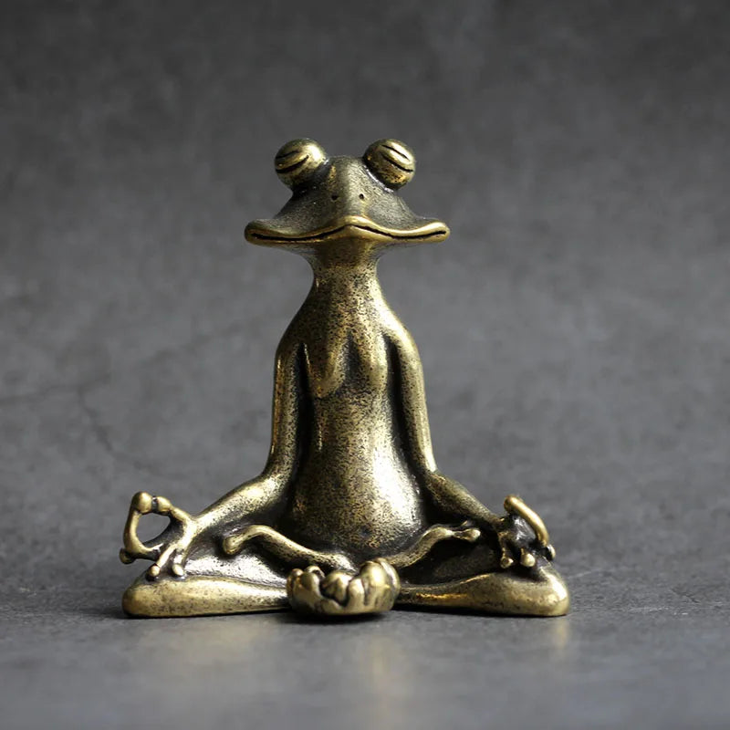 Vintage Copper Animal Figurine for Home Décor