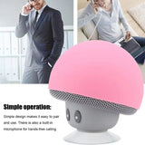 Mini Mushroom Bluetooth Speaker – Waterproof Portable Audio with Phone Stand Function