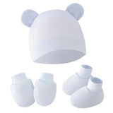 Adorable Newborn Baby Hat, Gloves & Socks Set – Perfect Gift for Infants & Photography Props