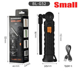 COB LED Work Light – Rechargeable Magnetic Flashlight with Power Bank & Hook
