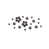 🌟 Pegatinas de pared con flores y espejo de cristal 3D: elegante decoración para el hogar 🌟