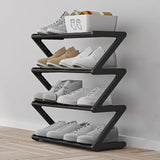 Maximize Your Space with This Sleek, Free-Standing 4-Tier Shoe Rack
