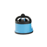 Afilador de cuchillos de cocina fácil y seguro: base con ventosa para cuchillos de chef y de Damasco