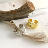 Stackable Ripple Wave Rings for Women – Adjustable Stainless Steel 18K Gold & Silver Plated Minimalist Jewelry