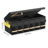 Collapsible Car Trunk Organizer – Large Capacity Storage Box with Reflective Strips