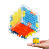 3D Maze Puzzle Cube Toy for Kids and Adults – Brain Teaser Labyrinth Ball Game