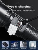 Ultra-Bright Rechargeable LED Flashlight with Zoom & Power Bank Function – Long-Range Waterproof Torch for Camping & Emergencies