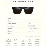 2-Pack Square Polarized Sunglasses – Anti-Glare UV400 Shades for Travel, Driving & Fishing