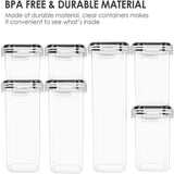 Contenedor de almacenamiento de plástico moderno: organizador elegante y práctico para el hogar