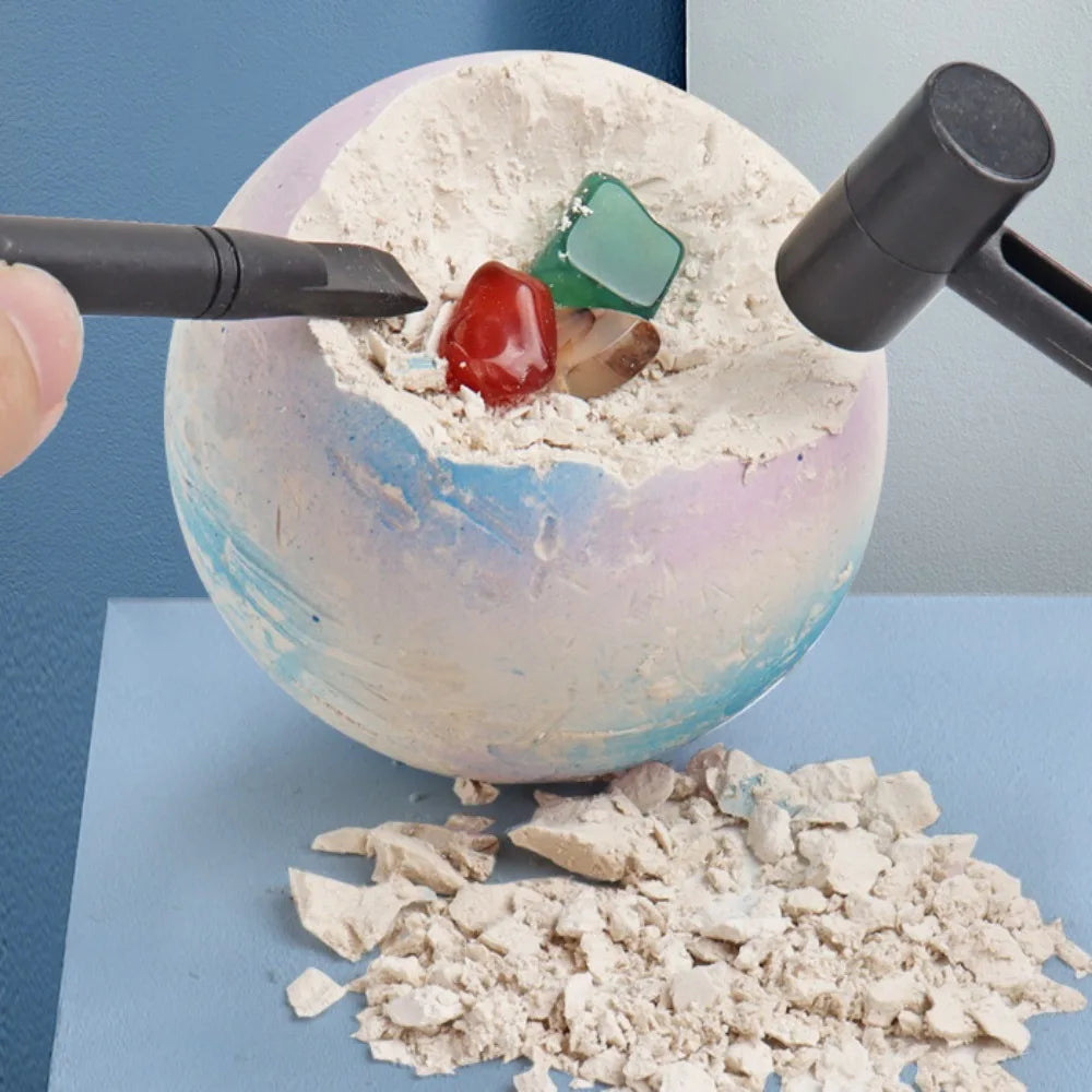 Planet Series Mining Exploration Kit for Kids – Educational Digging Adventure with Ores and Gems