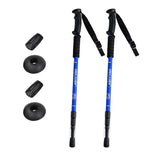 Adjustable Aluminum Trekking Pole with Telescopic Lock – Hiking Stick with Carbon Steel Tip