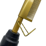 Beard & Hair Straightening Comb for Men – Dual Voltage Heated Styling Tool