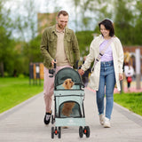 Lightweight Folding Pet Stroller – Travel in Comfort & Style