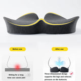 Memory Foam Seat Cushion - Portable Comfort Pad for Car & Chair