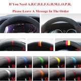 Microfiber Leather Car Steering Wheel Cover for Fiat – Breathable, Comfortable, and Durable Protection