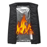 Men’s USB Heated Vest – Infrared Thermal Sleeveless Jacket for Winter Hiking & Outdoor Warmth
