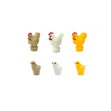 Animal Building Block Set - Farm & Zoo Collection with Goose, Pig, Shark & More