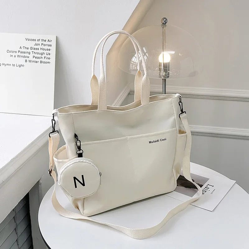 Fashionable Nylon Shoulder Bag – Stylish, Versatile, and Durable Tote for Women
