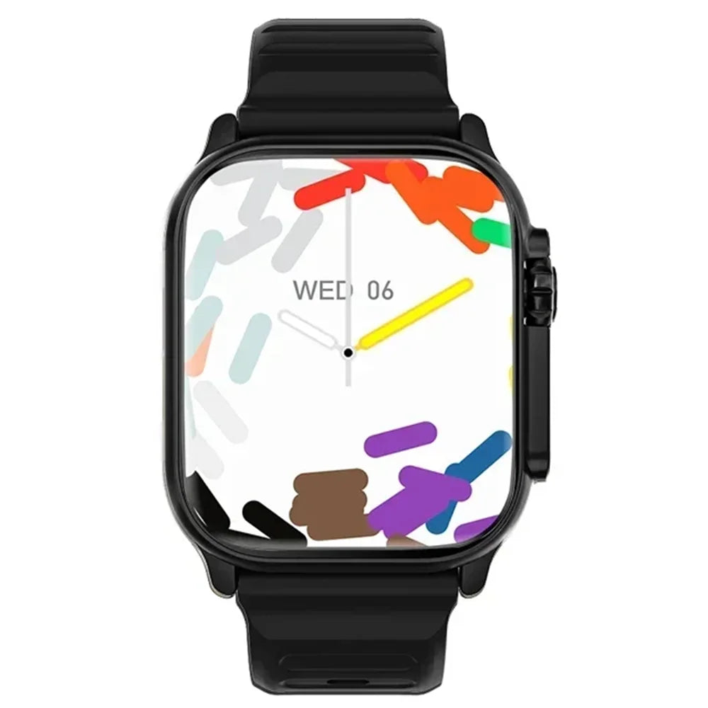 Reloj inteligente LAXASFIT T900 Ultra: llamadas por Bluetooth, monitor de frecuencia cardíaca y rastreador de actividad física