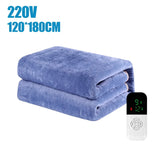 220V Double Seat Electric Heating Blanket – Soft Cashmere Flannel, Low Power Consumption, Intelligent Temperature Control