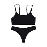 Seamless Wire-Free Bra and Panty Set for Women – Soft Knit Everyday Lingerie