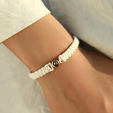 Custom Projection Photo Bracelet – Personalized Stainless Steel Gift for Men & Women