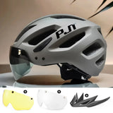 Adult Bike Helmet with LED Light - Lightweight Breathable Cycling Helmet for Men & Women