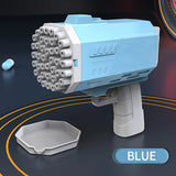 40-Hole Bubble Gun for Kids - Handheld Bubble Blaster for Outdoor Play & Parties